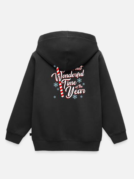 Weihnachten - Kinder Premium Organic Hoodie - Schwarz