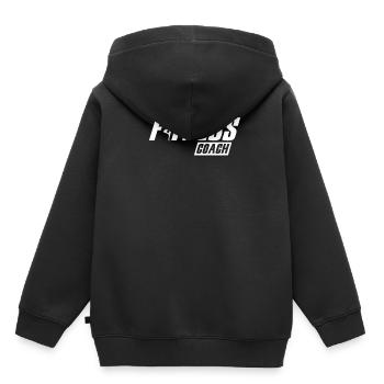 Fitnessstudio Fitnesstrainer - Kinder Premium Organic Hoodie - Schwarz - Hinten - AI Model Kid Male (0cm)