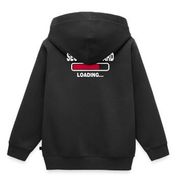Agent de sécurité - Sweat Premium à capuche enfant bio - noir - Dos - AI Model Kid Male (0cm)
