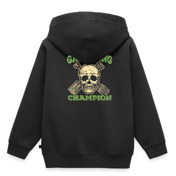 Gardener gardener gardening garden - Kids Premium Organic Hoodie - black - Back - AI Model Kid Male (0cm)