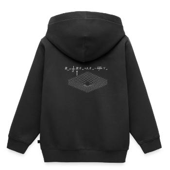 Physique Formule - Sweat Premium à capuche enfant bio - noir - Dos - AI Model Kid Male (0cm)