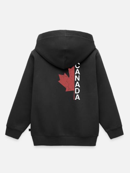 Canada Ahornblatt | Kanada, Kanadier, Canada Day - Kinder Premium Organic Hoodie - Schwarz
