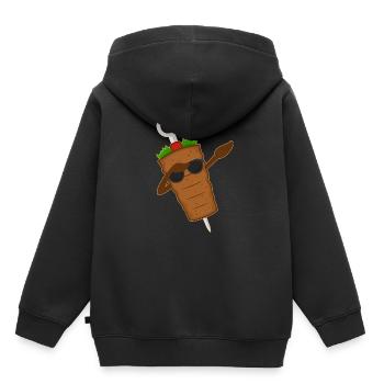 Doner Kebab - Sweat Premium à capuche enfant bio - noir - Dos - AI Model Kid Male (0cm)