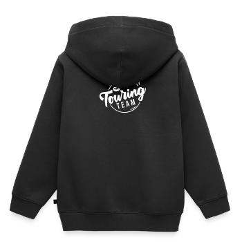 Ski Skitour Tour Ski touring Ski mountaineering - Kids Premium Organic Hoodie - black - Back - AI Model Kid Male (0cm)