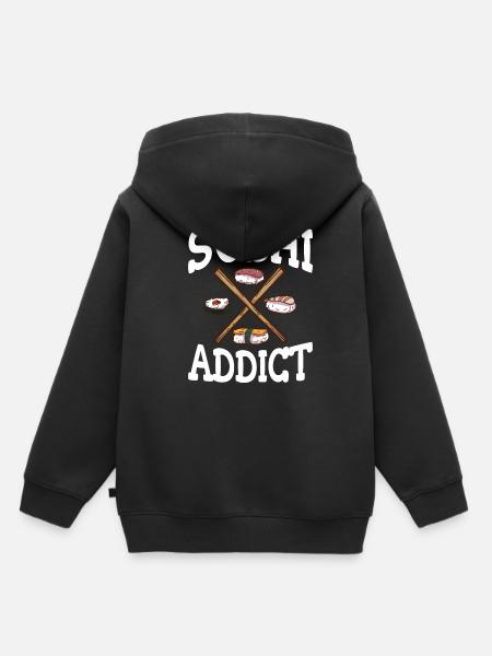 Sushi - Kinder Premium Organic Hoodie - Schwarz