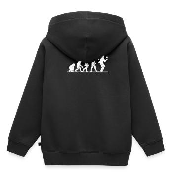 Jongler avec le jongleur - Sweat Premium à capuche enfant bio - noir - Dos - AI Model Kid Male (0cm)