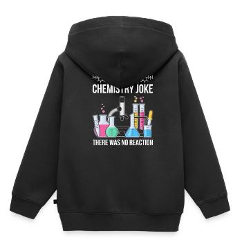 chimie - Sweat Premium à capuche enfant bio - noir - Dos - AI Model Kid Male (0cm)