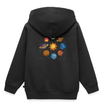 Astronomie - Kinder Premium Organic Hoodie - Schwarz - Hinten - AI Model Kid Male (0cm)