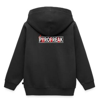 Pyrotechnicien de feux d'artifice - Sweat Premium à capuche enfant bio - noir - Dos - AI Model Kid Male (0cm)