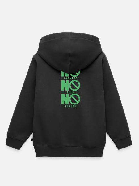 Bauernprotest - Kinder Premium Organic Hoodie - Schwarz