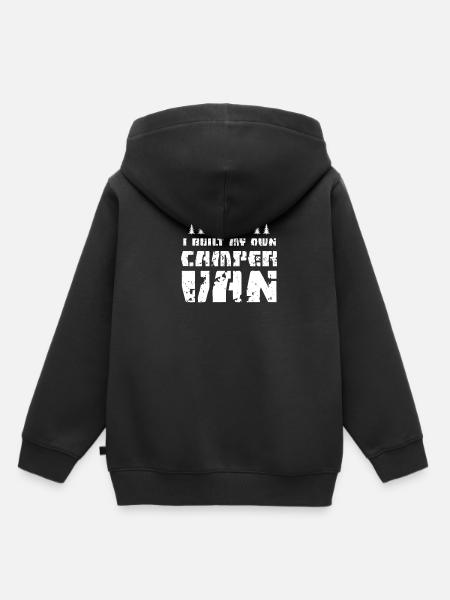 Construisez votre propre camping-car - Sweat Premium à capuche enfant bio - noir