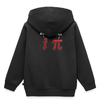 maths Pi Day - Sweat Premium à capuche enfant bio - noir - Dos - AI Model Kid Male (0cm)