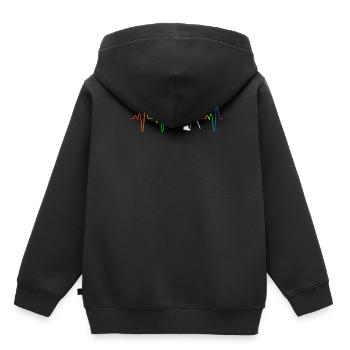 Artiste homosexuel - Sweat Premium à capuche enfant bio - noir - Dos - AI Model Kid Male (0cm)