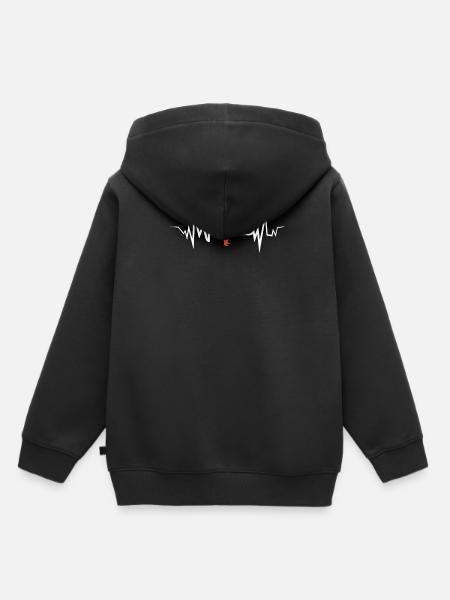 e-guitar - Kinder Premium Organic Hoodie - Schwarz