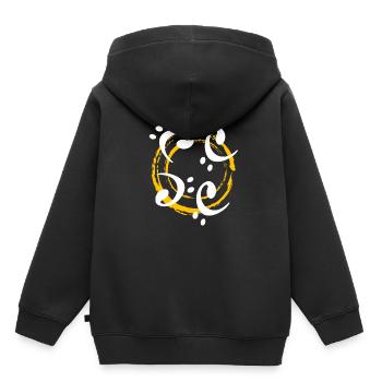Bass guitar - Kids Premium Organic Hoodie - black - Back - AI Model Kid Male (0cm)