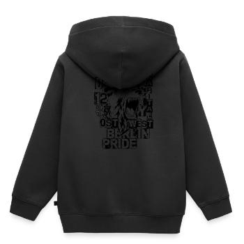 Proud Berlin Bear 030 I love Berlin gift - Kids Premium Organic Hoodie - black - Back - AI Model Kid Male (0cm)