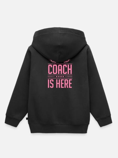 Lebens Coachen - Kinder Premium Organic Hoodie - Schwarz