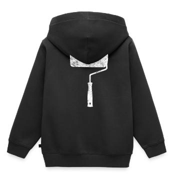 Peintre peintre - Sweat Premium à capuche enfant bio - noir - Dos - AI Model Kid Male (0cm)