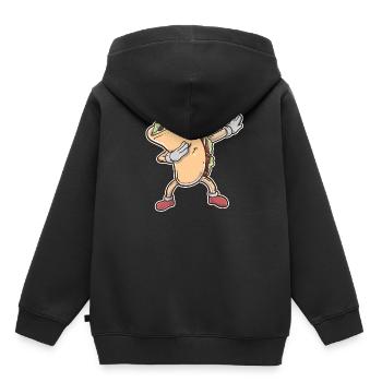 Taco - Sweat Premium à capuche enfant bio - noir - Dos - AI Model Kid Male (0cm)