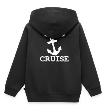 Croisière bateau de croisière - Sweat Premium à capuche enfant bio - noir - Dos - AI Model Kid Male (0cm)