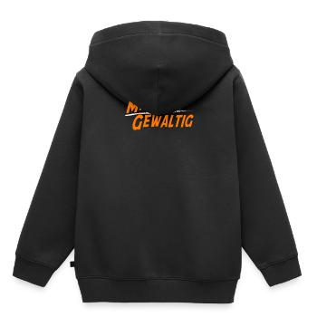 Machtig gewaltig Leistung Charisma Glück - Kinder Premium Organic Hoodie - Schwarz - Hinten - AI Model Kid Male (0cm)