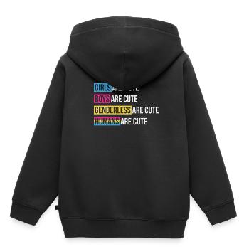 Pansexual Pride Month - Kids Premium Organic Hoodie - black - Back - AI Model Kid Male (0cm)