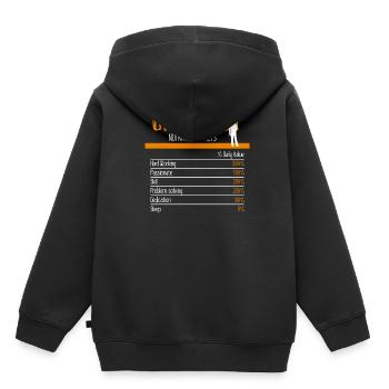 Urologist Ingredients - Kids Premium Organic Hoodie - black - Back - AI Model Kid Male (0cm)