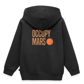 Occupy the Mars astronaut space exploration - Kids Premium Organic Hoodie - black - Back - AI Model Kid Male (0cm)