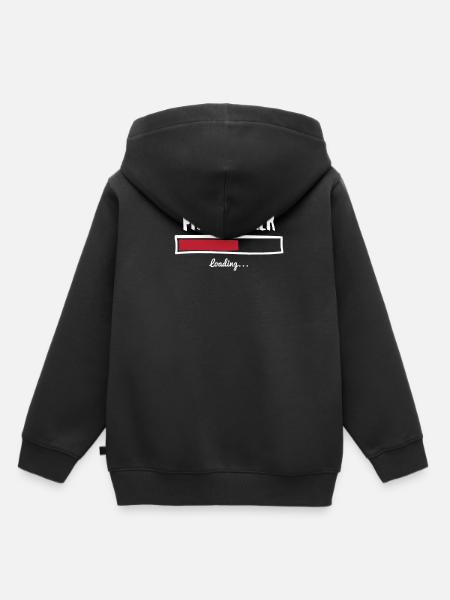 Funny Philosopher Design - Kinder Premium Organic Hoodie - Schwarz