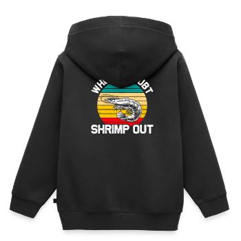 En cas de doute Shrimp out Jiu Jitsu Sports de combat - Sweat Premium à capuche enfant bio - noir - Dos - AI Model Kid Male (0cm)