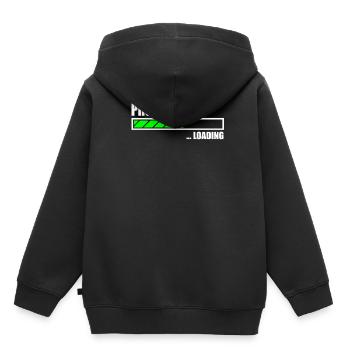 Professor Loading Bar - Kinder Premium Organic Hoodie - Schwarz - Hinten - AI Model Kid Male (0cm)