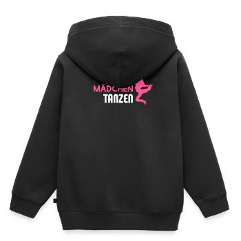 Echte Mädchen tanzen Mädchen Tänzerin und Tänzerin - Kinder Premium Organic Hoodie - Schwarz - Hinten - AI Model Kid Male (0cm)