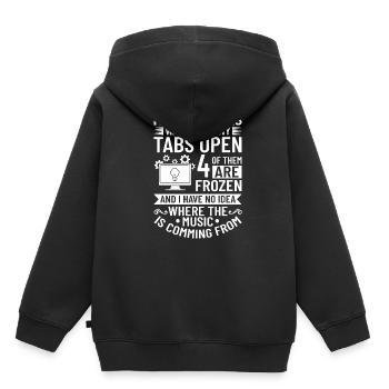 Développeur de logiciels de développement de logiciels - Sweat Premium à capuche enfant bio - noir - Dos - AI Model Kid Male (0cm)