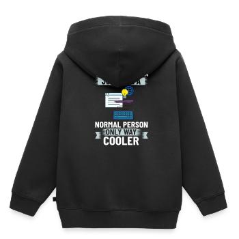 Web Development Web Developer Developer Manager - Kids Premium Organic Hoodie - black - Back - AI Model Kid Male (0cm)