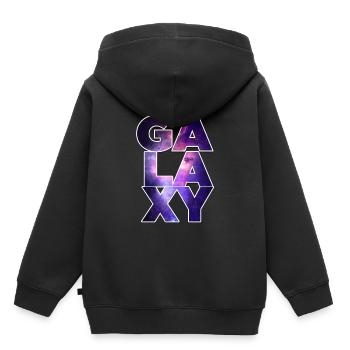 GALAXY Design ! - Kinder Premium Organic Hoodie - Schwarz - Hinten - AI Model Kid Male (0cm)