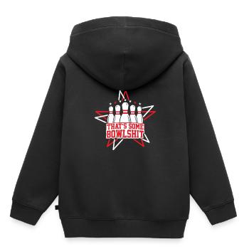 Quel bol - Sweat Premium à capuche enfant bio - noir - Dos - AI Model Kid Male (0cm)