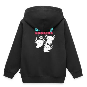 Axolotl Reptile Salamander Aquarium Kawaii Lurch - Kinder Premium Organic Hoodie - Schwarz - Hinten - AI Model Kid Male (0cm)