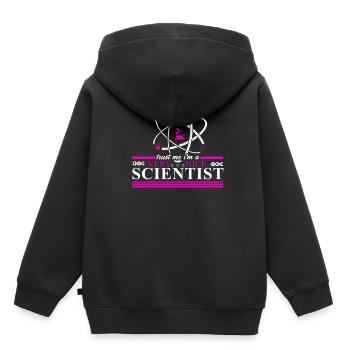 Science Science Atom Gift Student Physics - Kids Premium Organic Hoodie - black - Back - AI Model Kid Male (0cm)