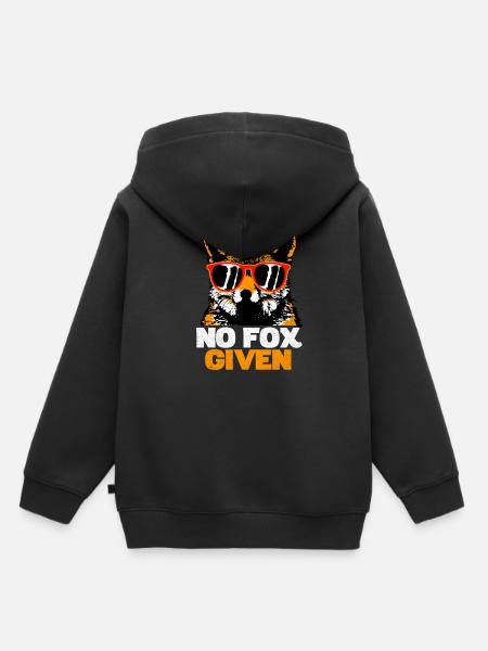 Fuchs - Kinder Premium Organic Hoodie - Schwarz