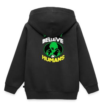 Aliens - Sweat Premium à capuche enfant bio - noir - Dos - AI Model Kid Male (0cm)