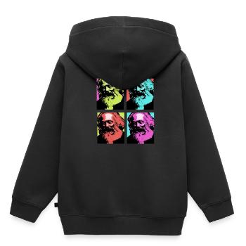 Communism Lenin Marx Class Struggle Social - Kids Premium Organic Hoodie - black - Back - AI Model Kid Male (0cm)
