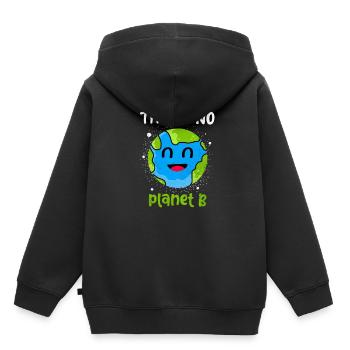 Jour de la Terre - Sweat Premium à capuche enfant bio - noir - Dos - AI Model Kid Male (0cm)