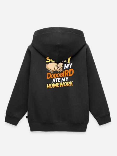 Dodo - Hoodie Premium barn ekologisk - svart
