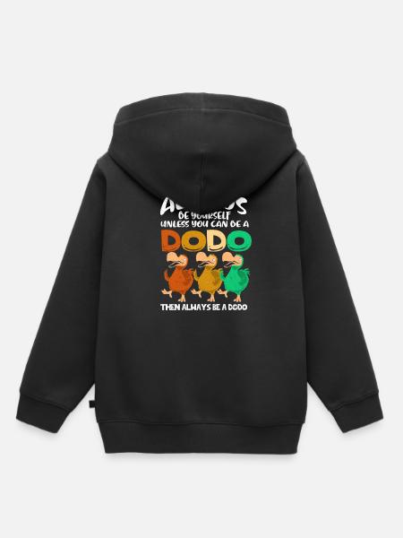 Dodo - Kinder Premium Organic Hoodie - Schwarz