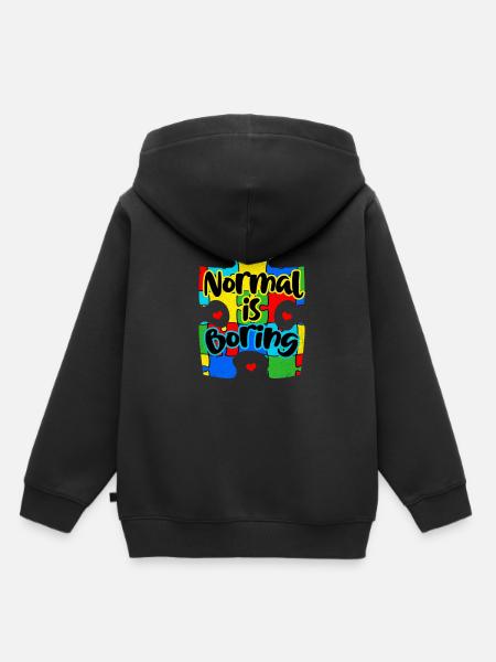 Autismus - Kinder Premium Organic Hoodie - Schwarz