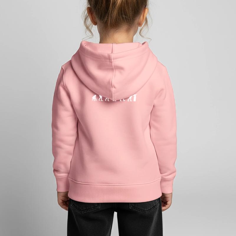 Evolution Man Blacksmithing Blacksmith Gift Kinder Premium Organic Hoodie