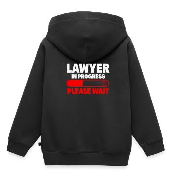 Avocat - Sweat Premium à capuche enfant bio - noir - Dos - AI Model Kid Male (0cm)