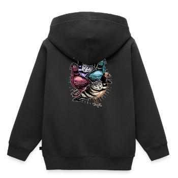 Tauben Rennen Taubenzüchter Brieftaube Turteltaube - Kinder Premium Organic Hoodie - Schwarz - Hinten - AI Model Kid Male (0cm)