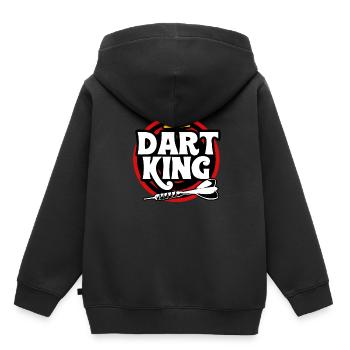 Dart Team Dartboard Dart Arrow Bullseye Darts Club - Sweat Premium à capuche enfant bio - noir - Dos - AI Model Kid Male (0cm)