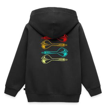 Dard - Sweat Premium à capuche enfant bio - noir - Dos - AI Model Kid Male (0cm)
